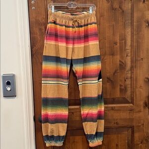 Aviator Nation Multicolor Striped Joggers